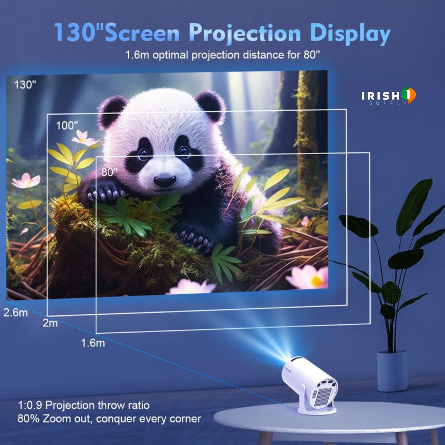 CINEMIXPRO 4K Smart Portable Projector