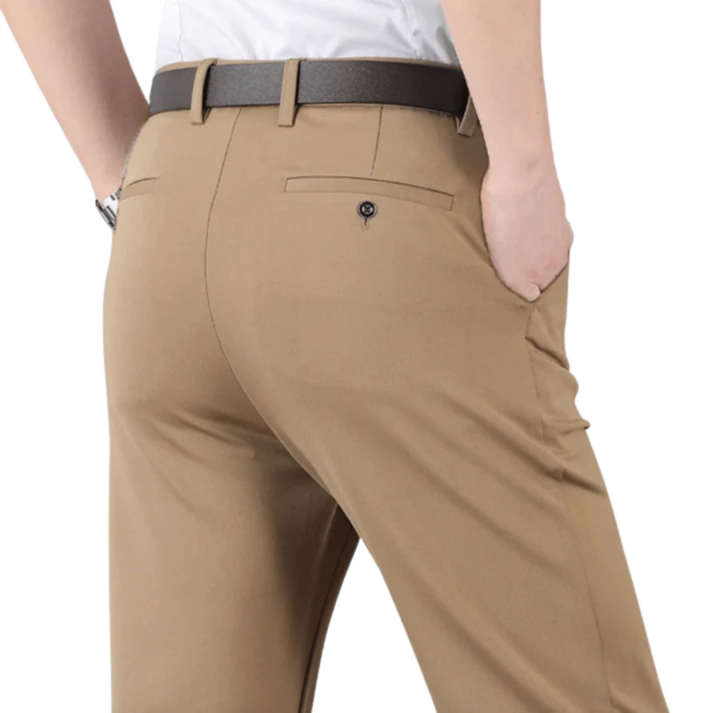 Chaus™ unisex stretchy & iron-free trousers