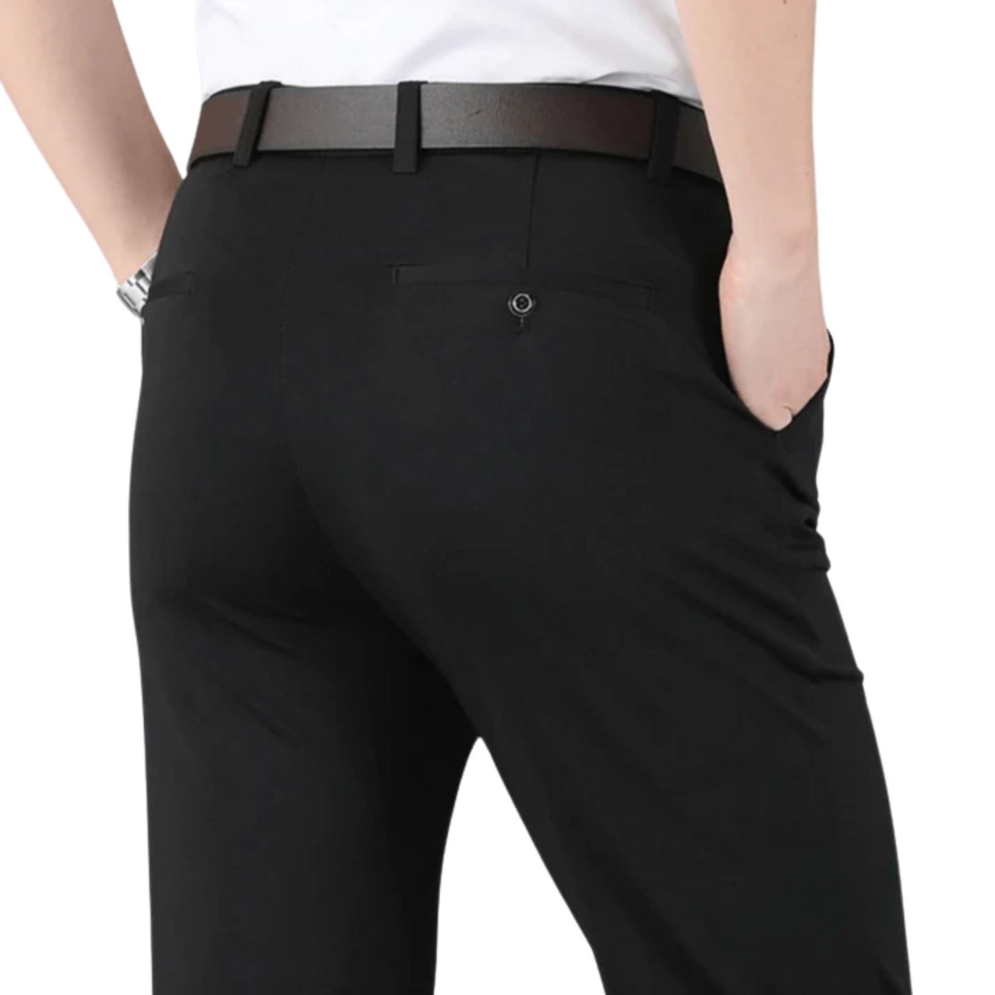 Chaus™ unisex stretchy & iron-free trousers