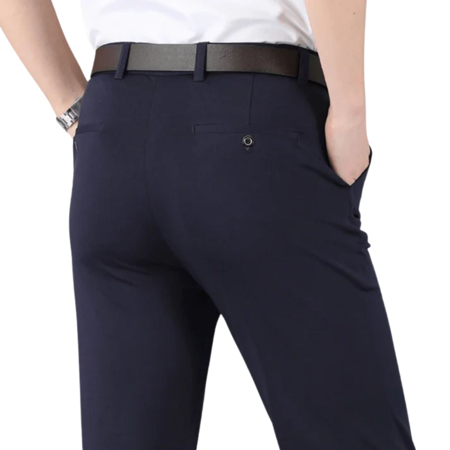 Chaus™ unisex stretchy & iron-free trousers