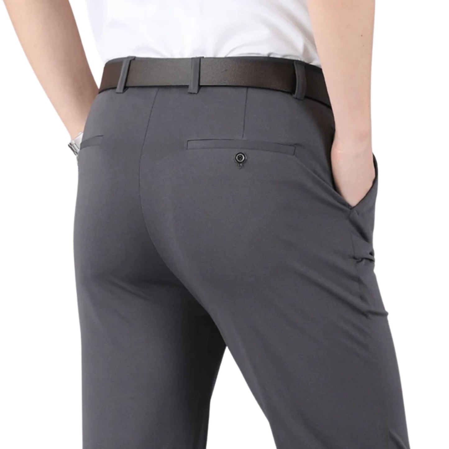 Chaus™ unisex stretchy & iron-free trousers