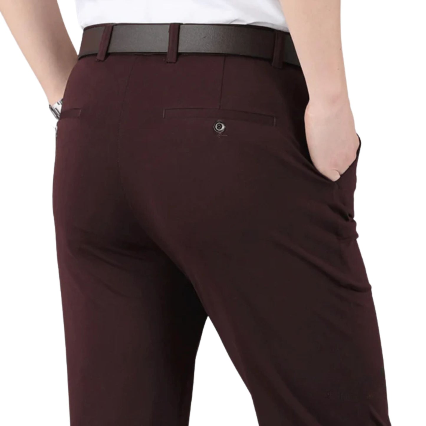 Chaus™ unisex stretchy & iron-free trousers