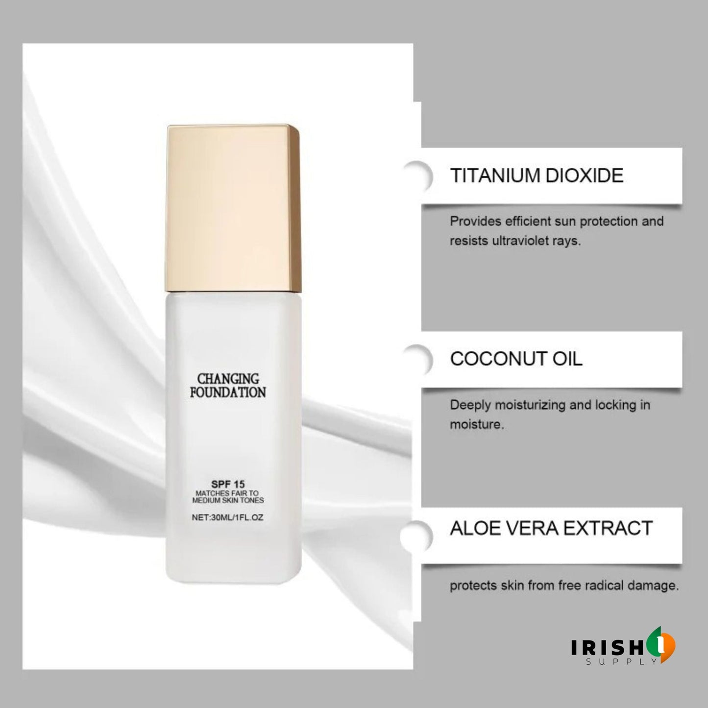DERMASHIFT™ Skin-Adaptive Foundation | Flawless Match in Seconds