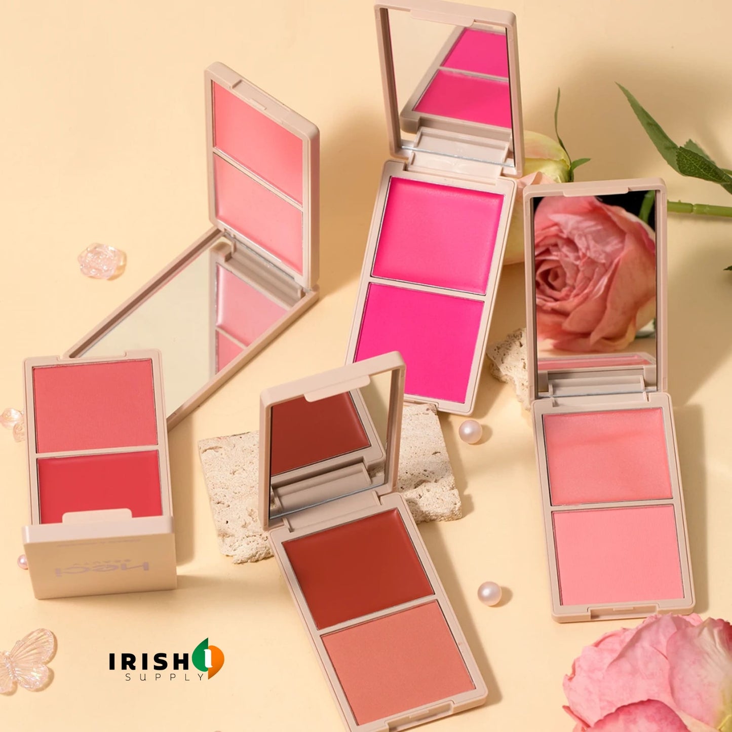 DUOBLOOM Cream & Powder Blush Compact
