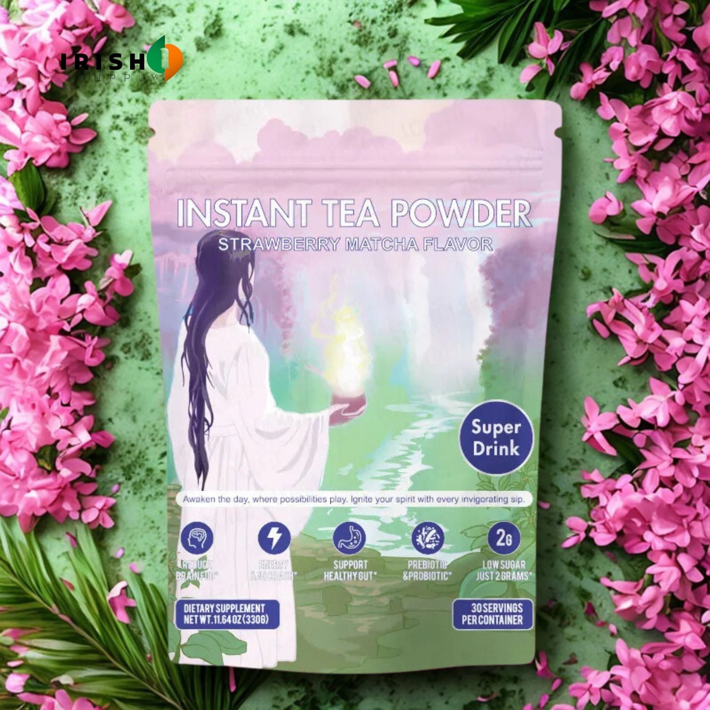ENERCHI Instant Yerba Tea Powder (30 Servings)