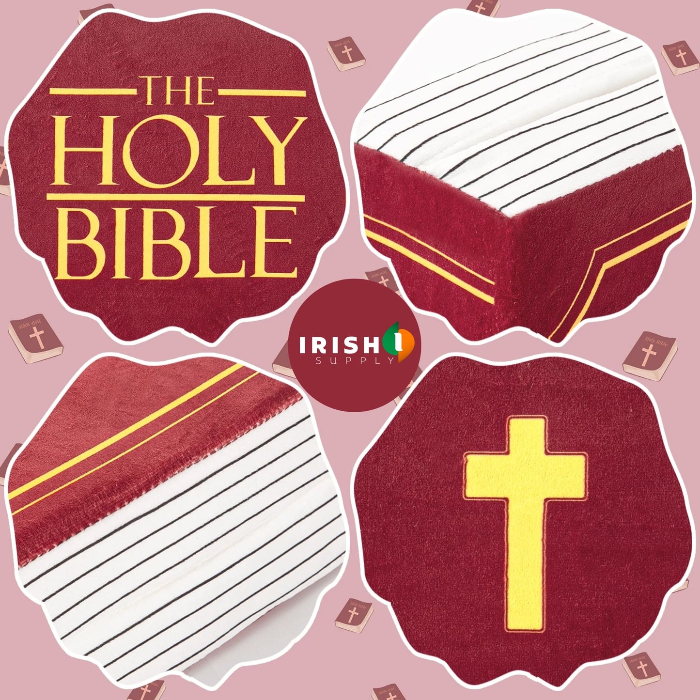 FAITHFORM Premium Bible-Shaped with Verse Pillow