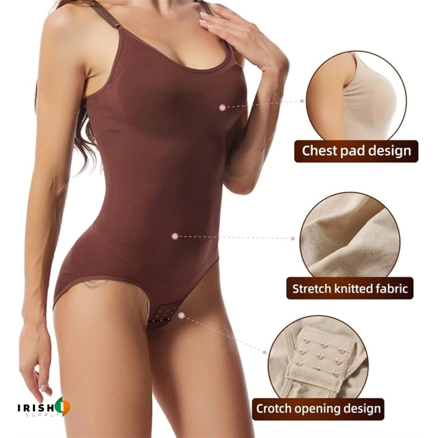 FEMNITY Sculpted Fit Shapewear Jumpsuit