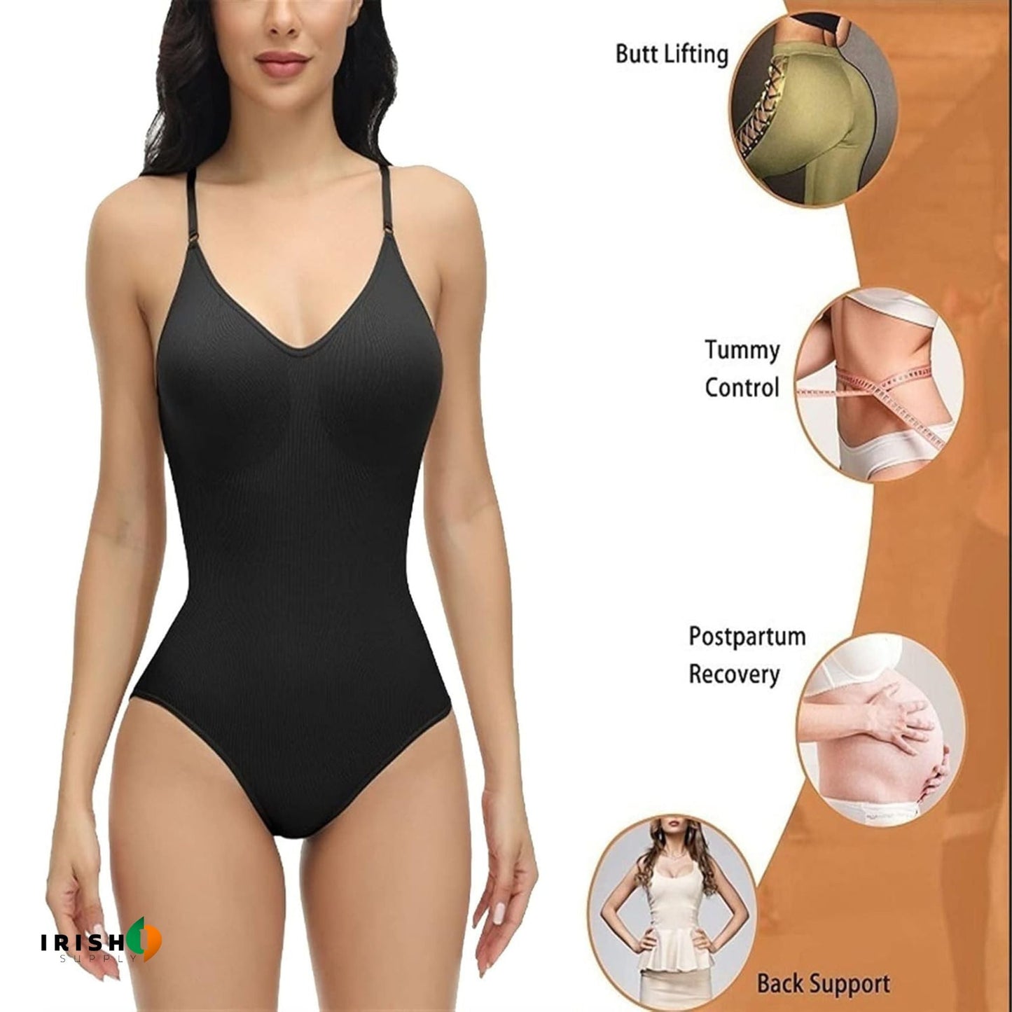 FEMNITY Sculpted Fit Shapewear Jumpsuit