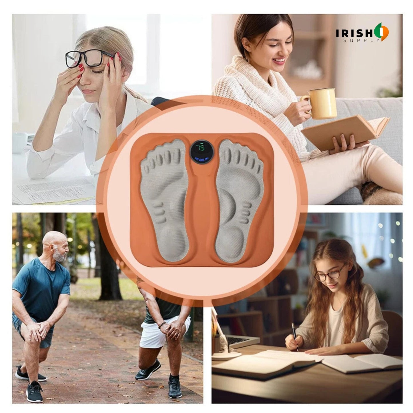Electric Foot Massager & Acupressure Pad, FLEXIRELIEF