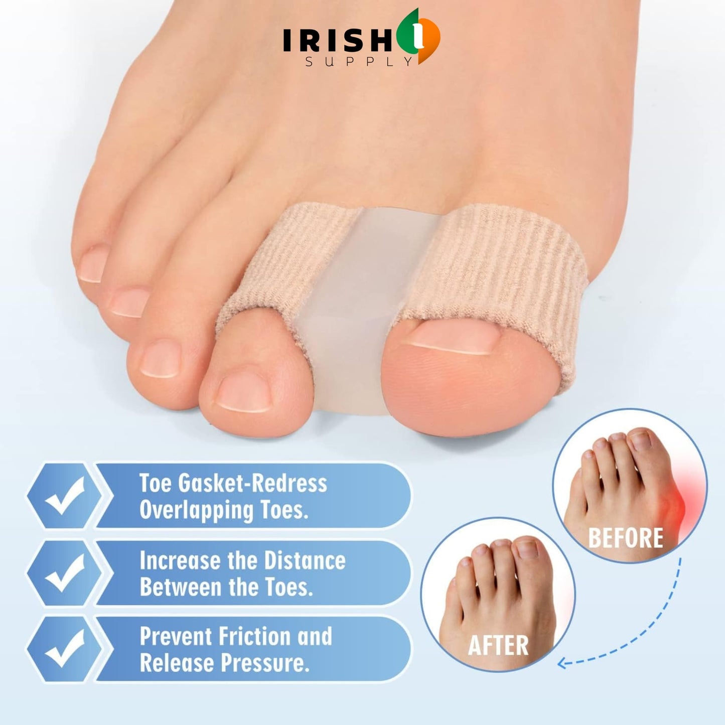 FOOTFORM Toe Alignment Support Sleeve