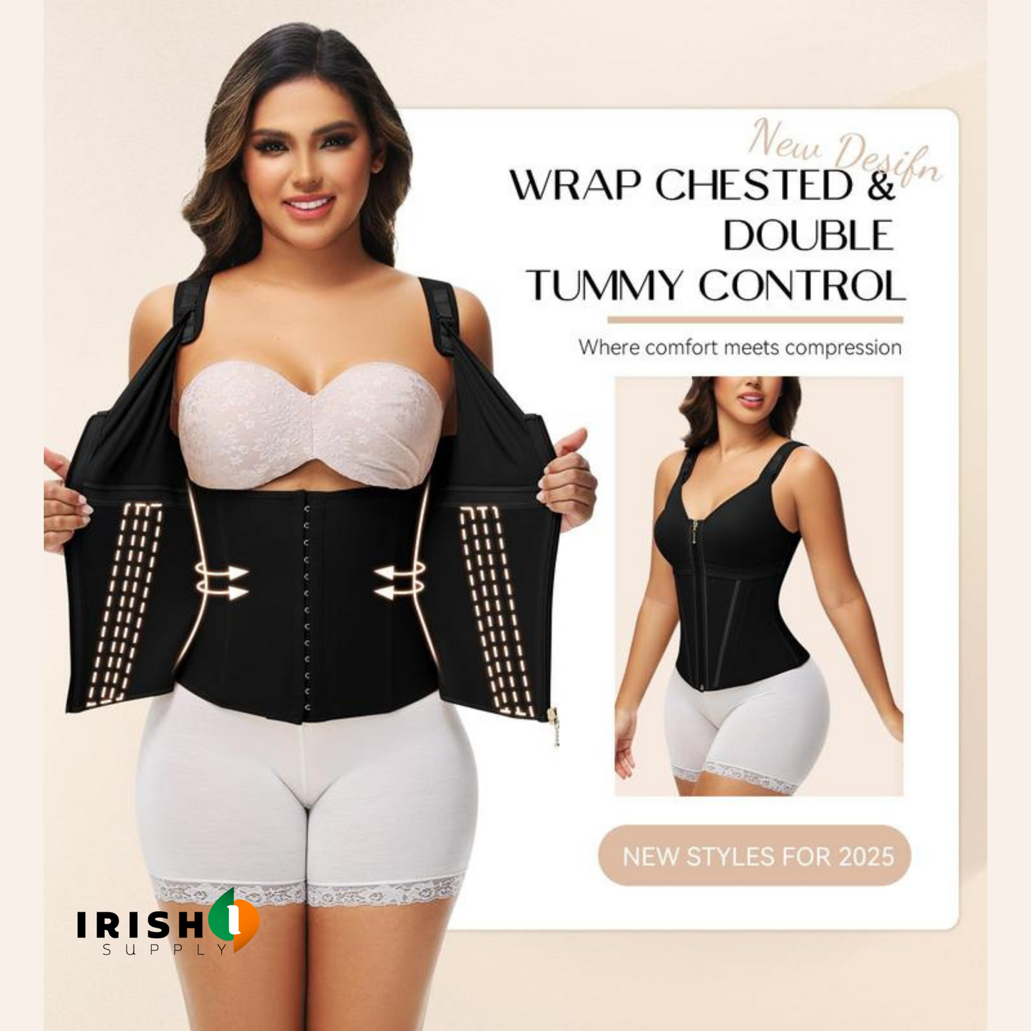 GLAMRIDGE Women’s Waist Sculpting Shapewear