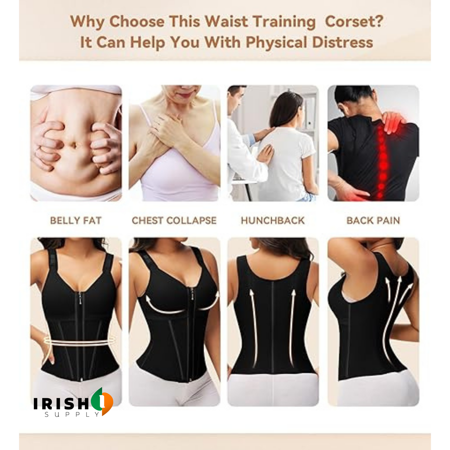 GLAMRIDGE Women’s Waist Sculpting Shapewear