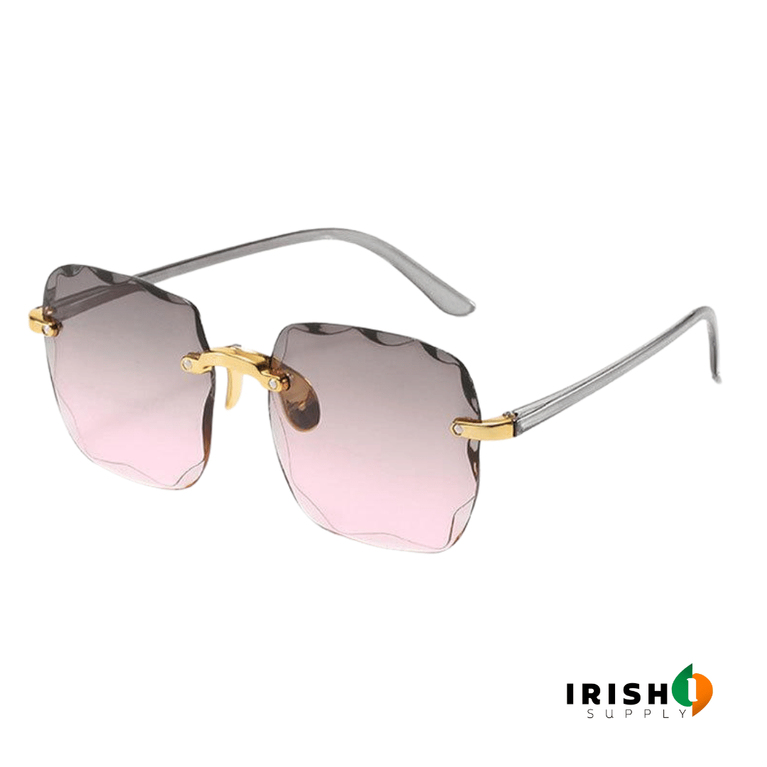 VERVE™ Square Rimless Fashion Sunglasses