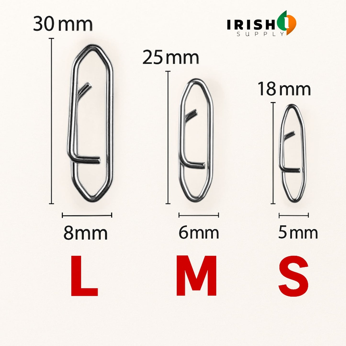 HOOKVAULT Stainless Steel Lure Snap Connectors