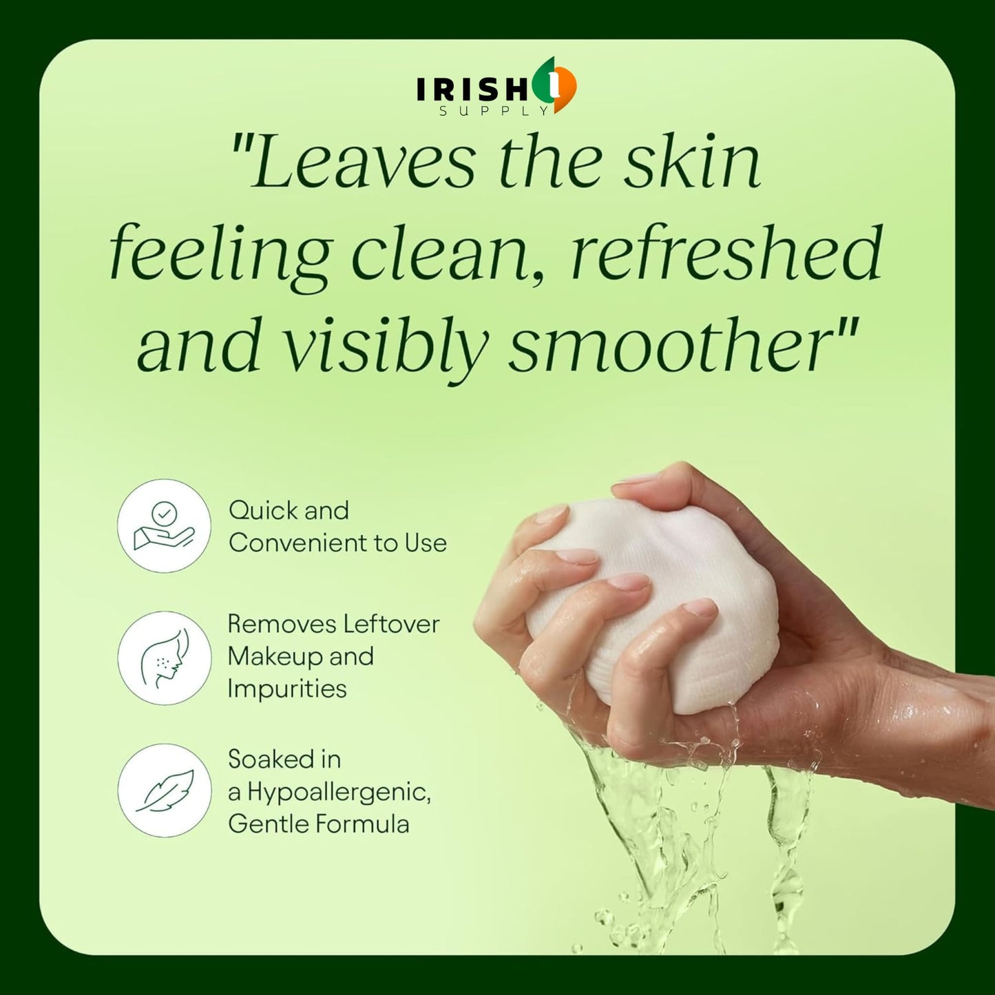 MIRAPUFF Wrinkle-Defying Toner Pads (100 pcs)