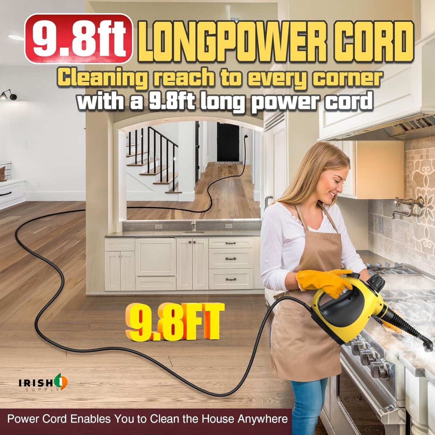 MISTURE Steam-Powered Surface Cleaner