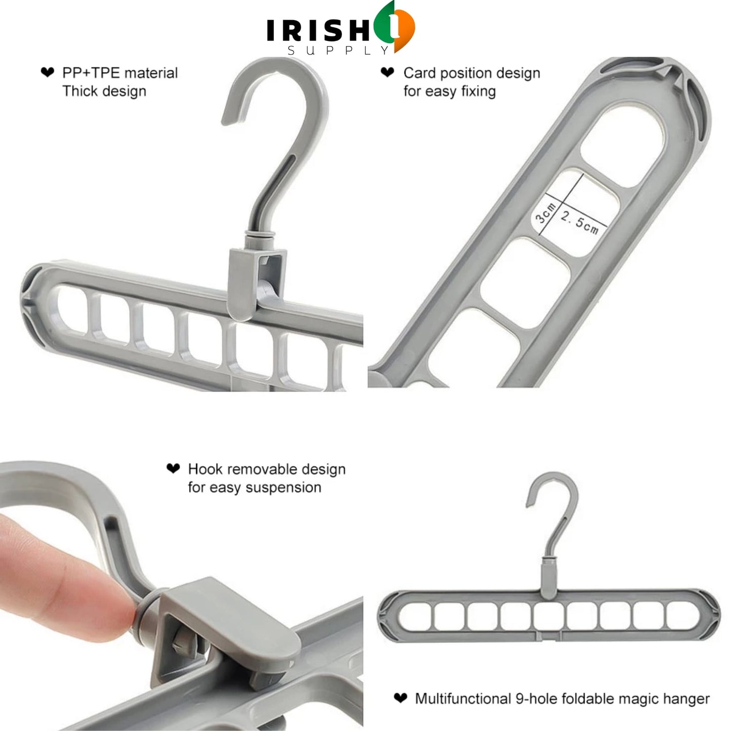 NEATNEX Compact Multi-Hook Closet Hanger