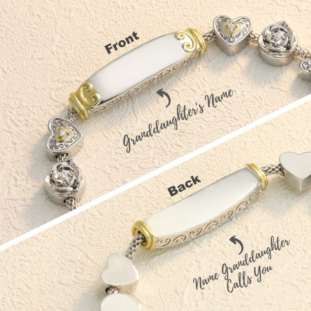 ENGRAVIA Personalized Engraved Bar Bracelet