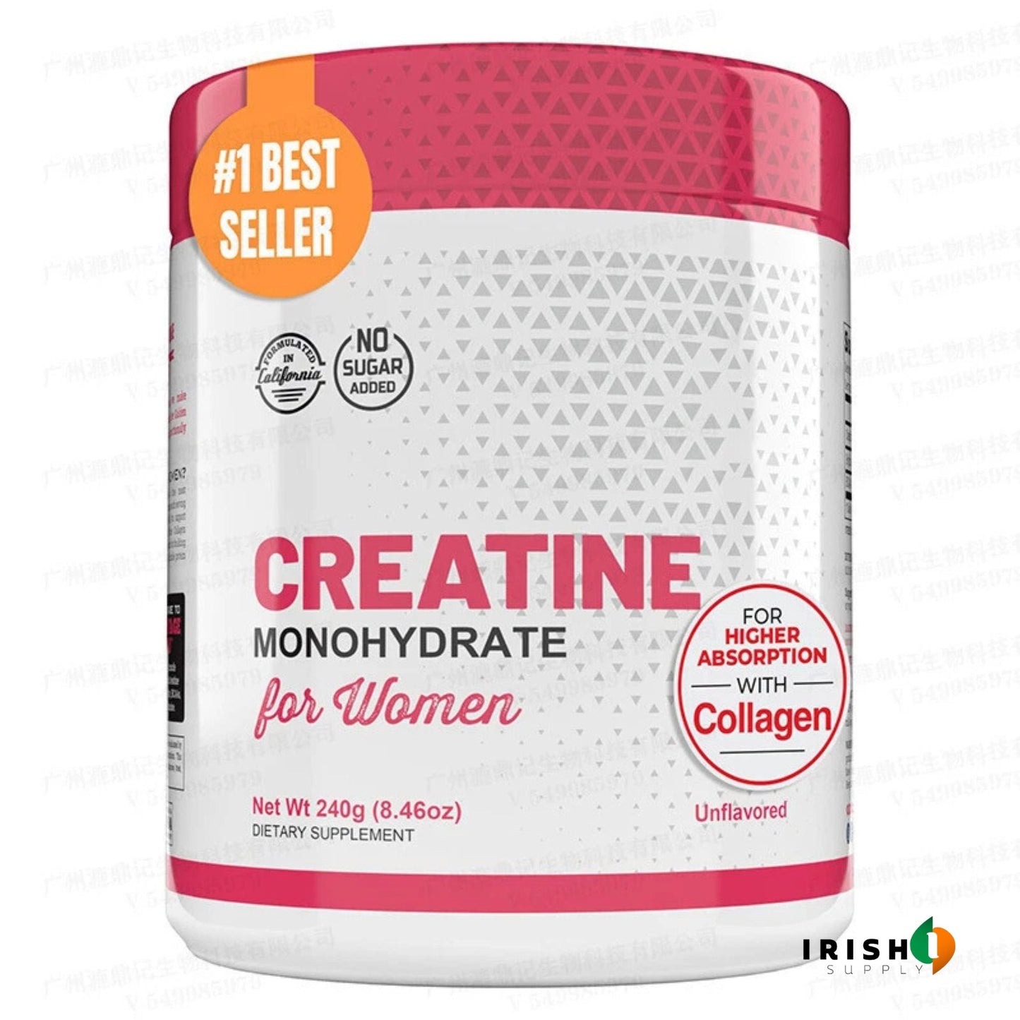NOVA Women’s Creatine Monohydrate with Collagen (Pure & Unflavored)