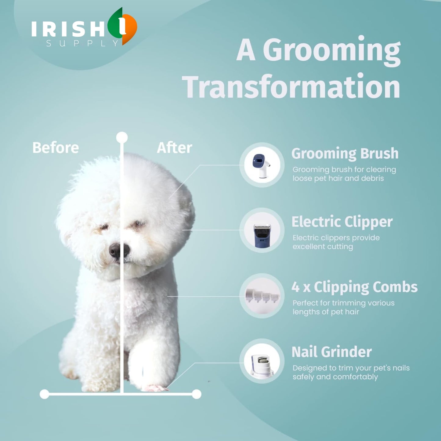 PAWFECT 7-in-1 Pet Grooming Kit