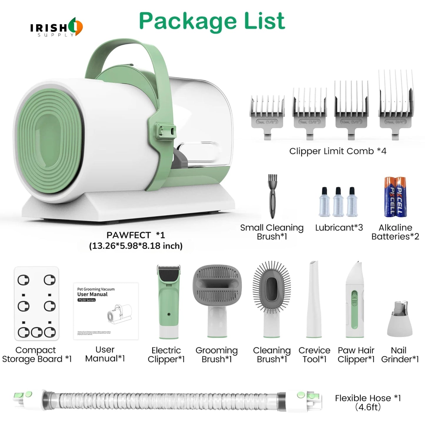 PAWFECT 7-in-1 Pet Grooming Kit