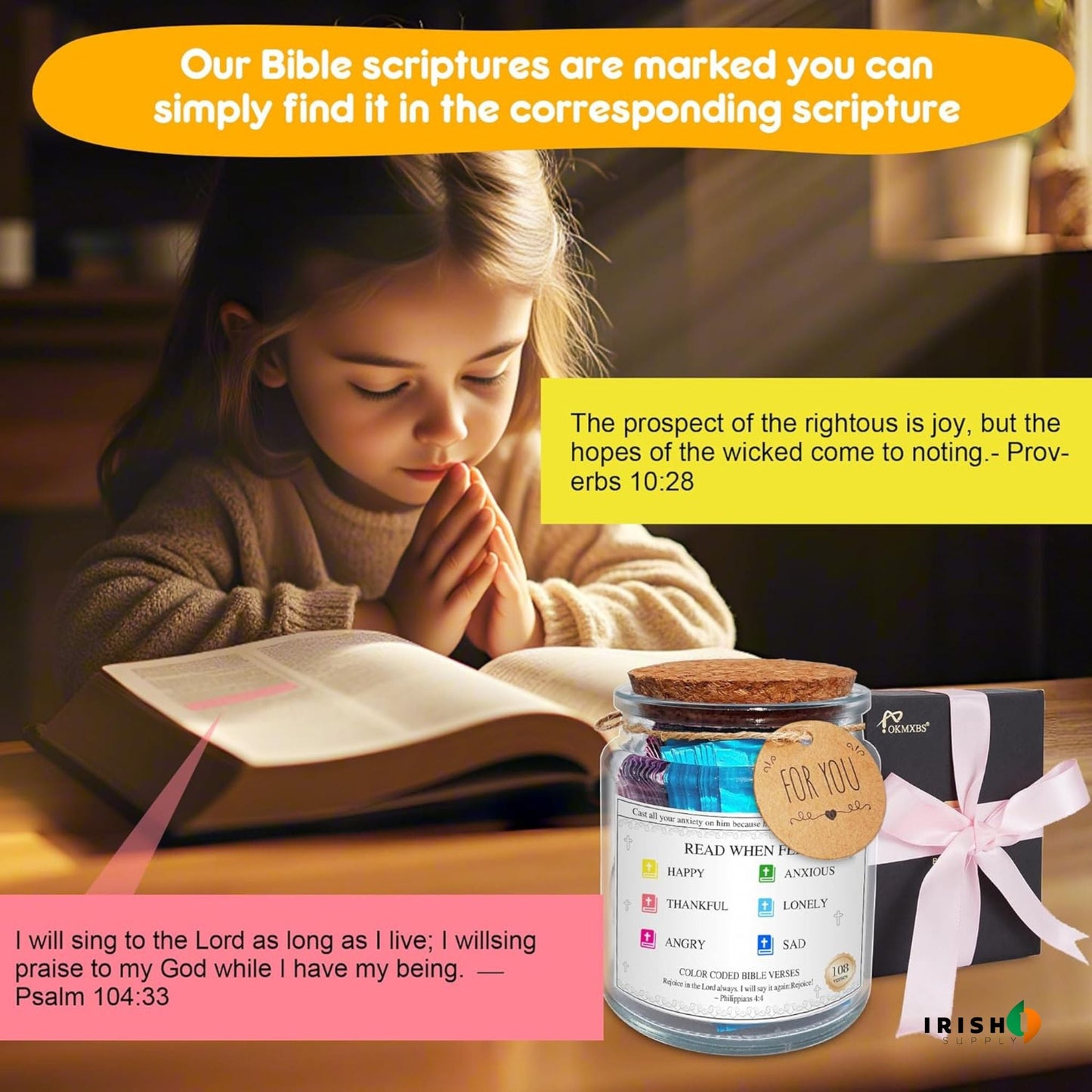 PRAYWELL Daily Devotion Verse Jar