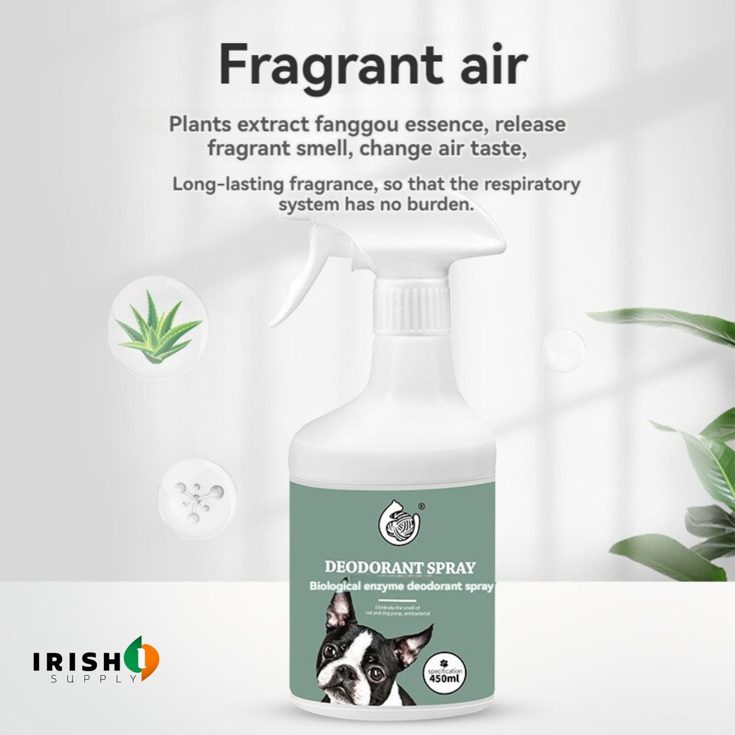 PURFIQUE Natural Pet Deodorizer Spray (450ml)