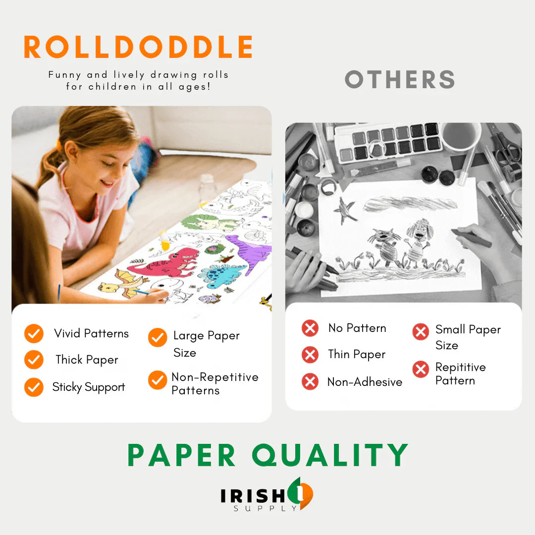 COLORSTRIP™ Children's Drawing Graffiti Scroll (3m)