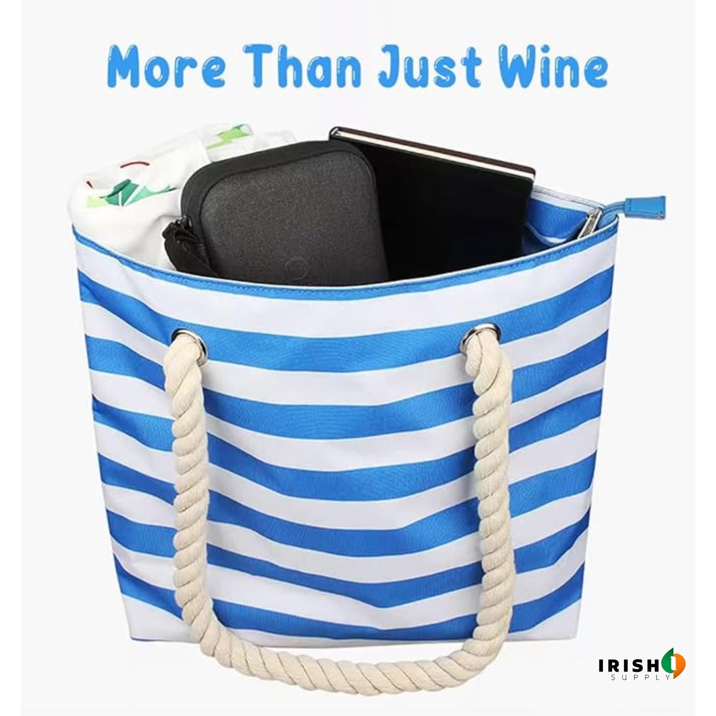 SIPSACK Beach Wine Tote Bag