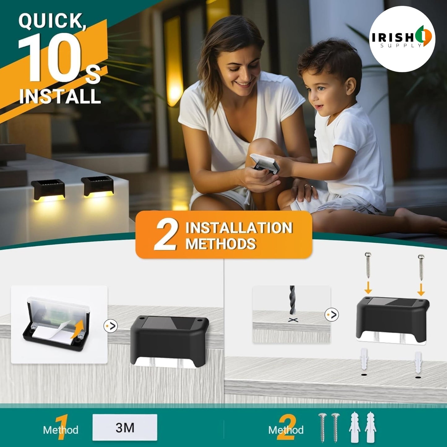 STEPGLARE Premium Stairwell Light Kit