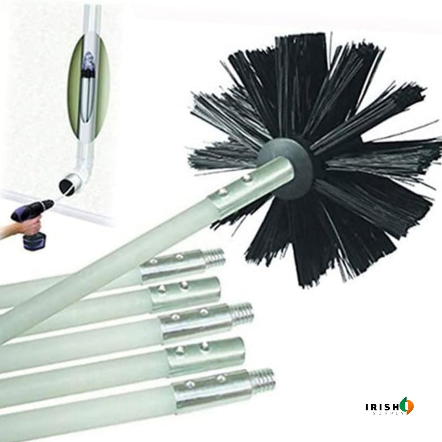 SWEEPMASTER Flexible Chimney Brush Rod Kit