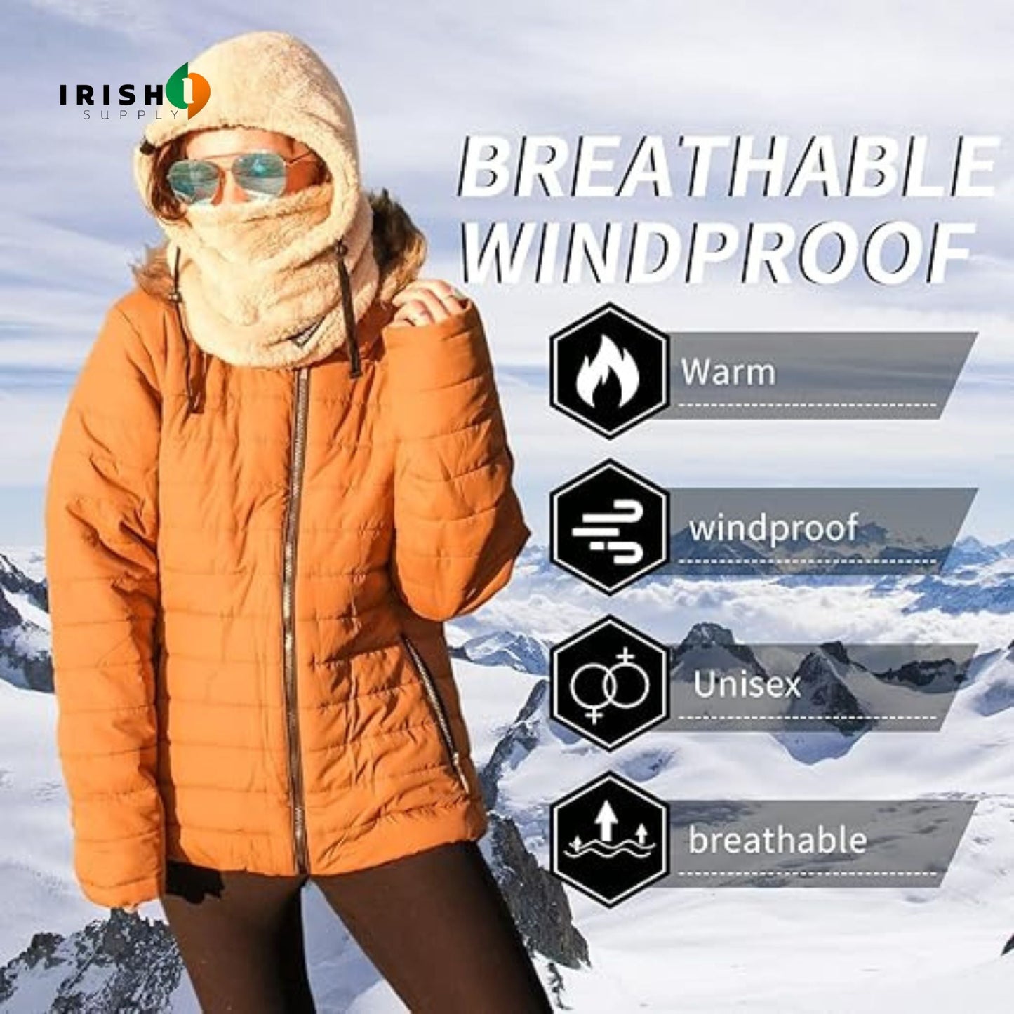 THERMAWELD Premium Arctic Hooded Scarf