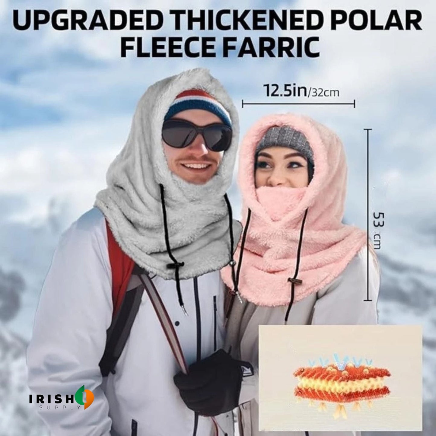 THERMAWELD Premium Arctic Hooded Scarf