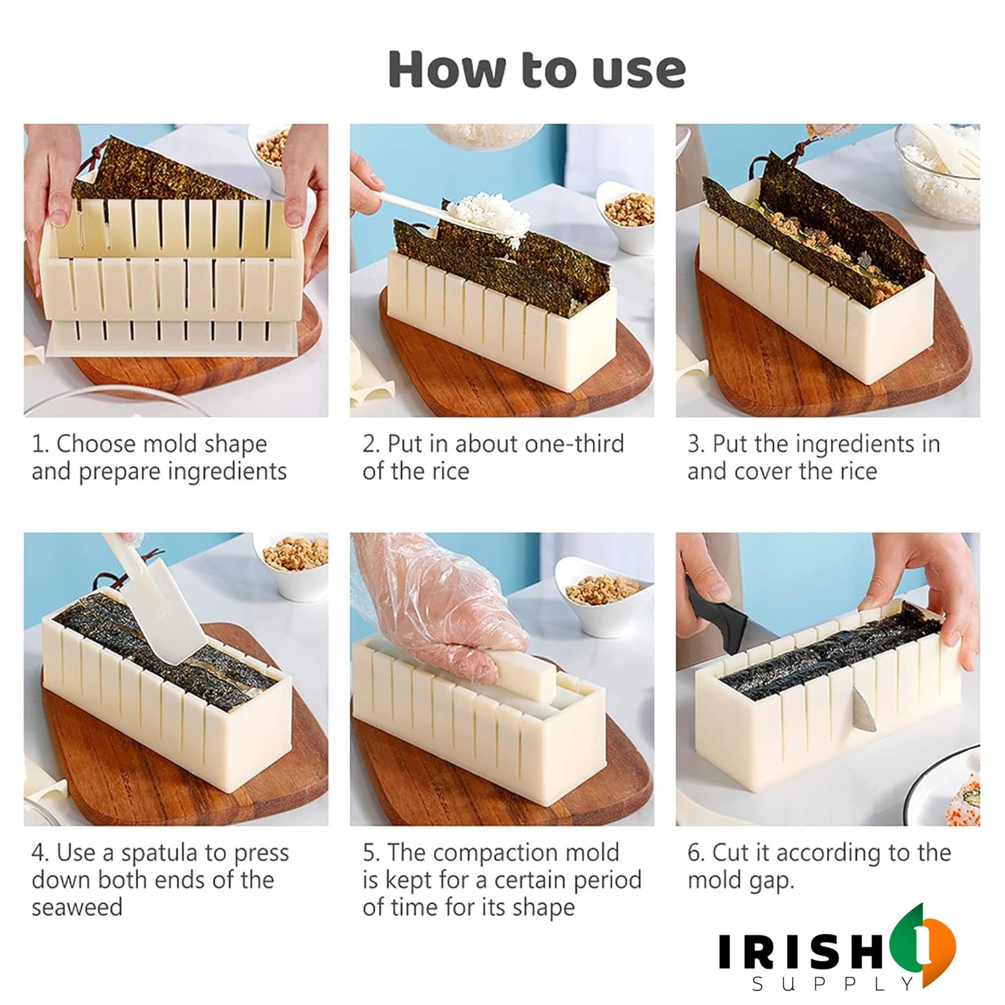 ZENROLL Sushi Mold Kit
