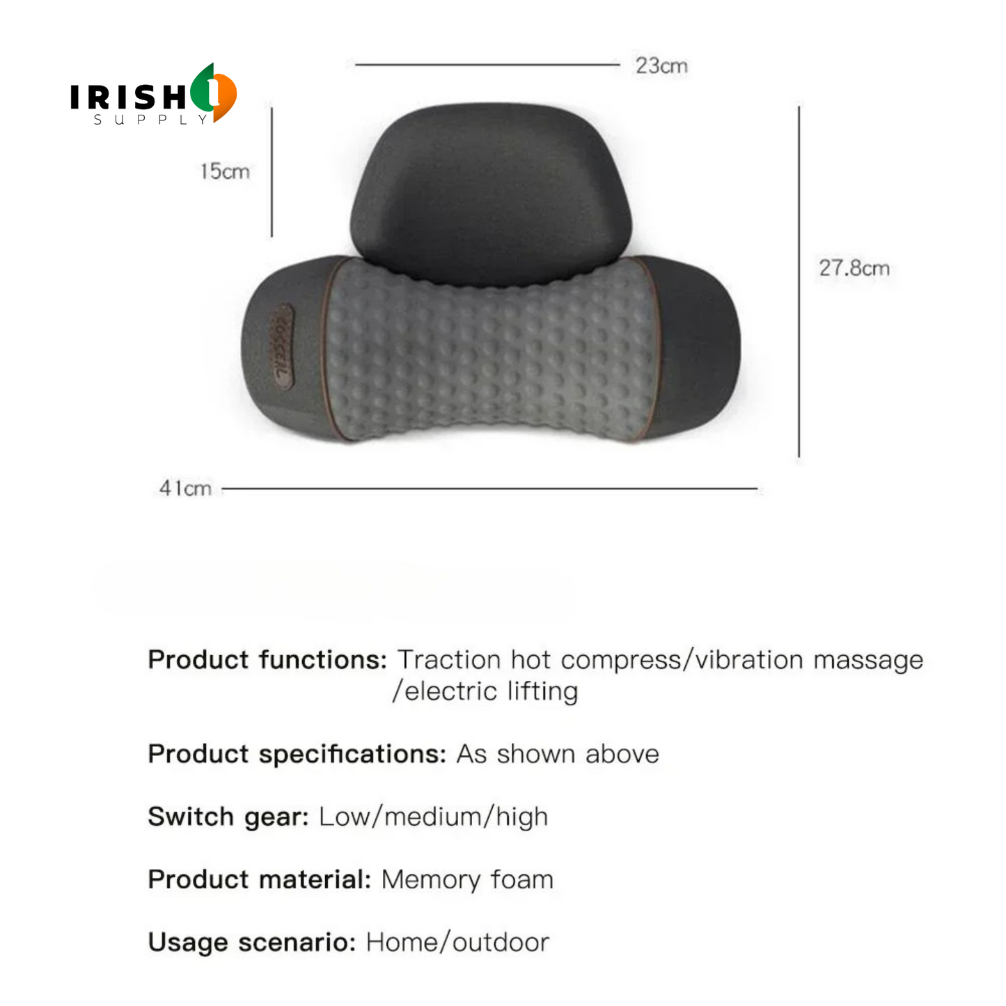 POSTURA Electric Massager Cervical Pillow