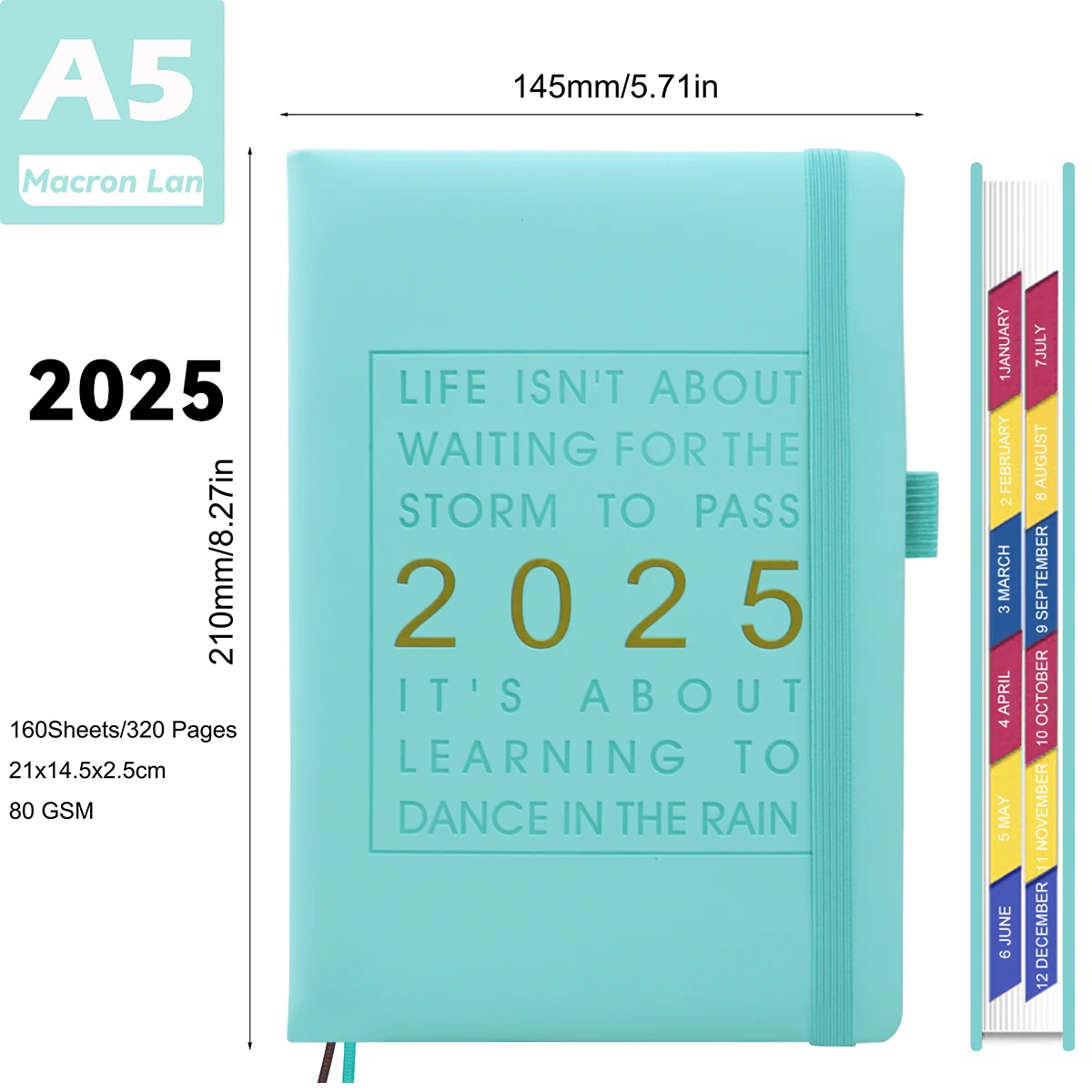 ORGANISIA 2025 Notebooks Planner