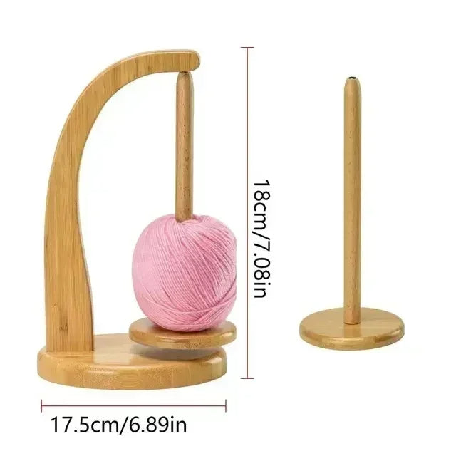 MAGNISPIN 360° Rotation Spinner Wooden Yarn Holder