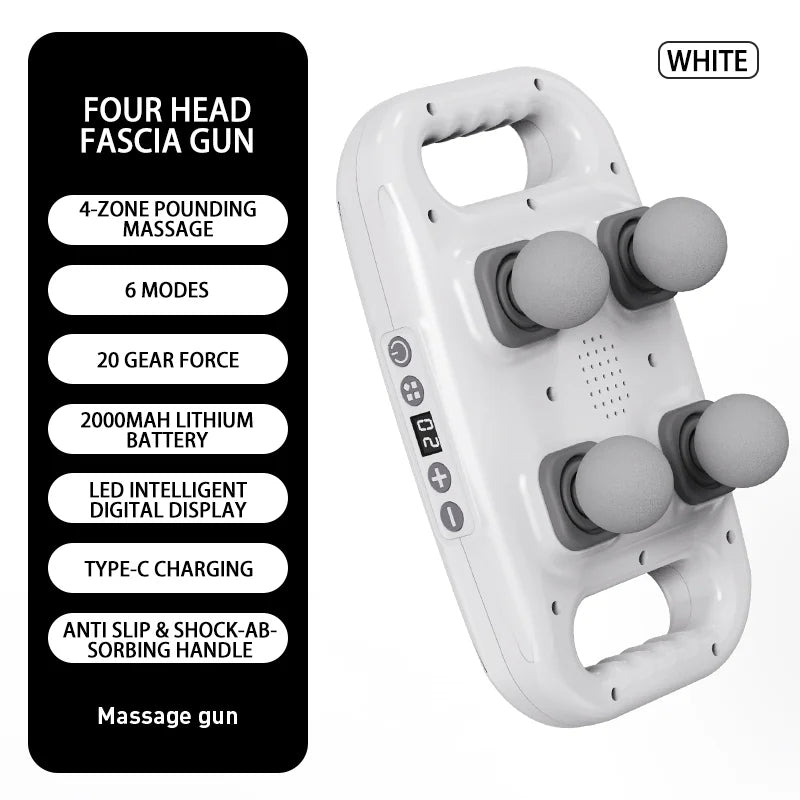 VIBROMAX Fascia Gun Four-head Muscle Relaxation Massage