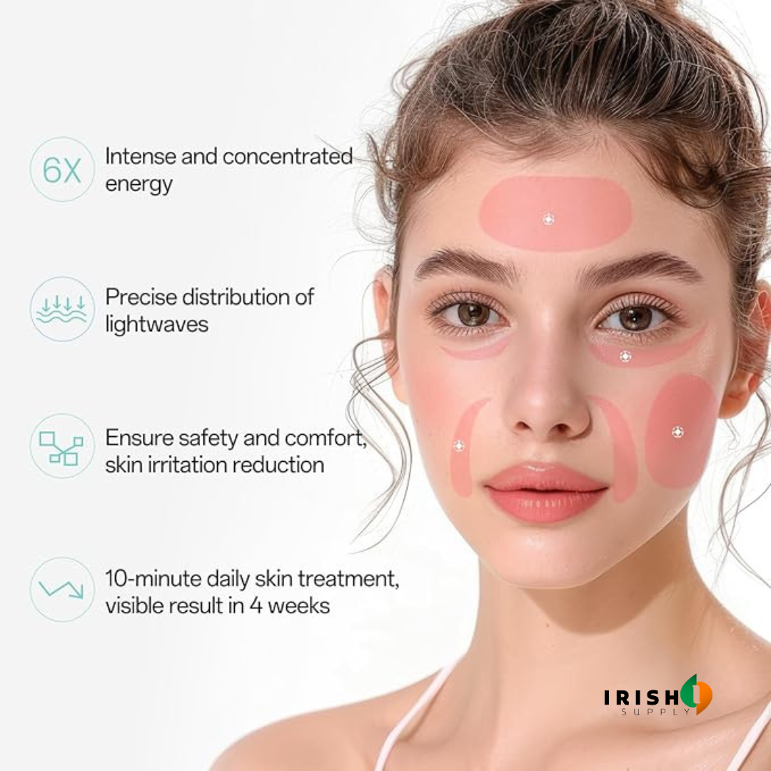 GLOWFORMA 7 LED Light Therapy Skin Rejuvenation Silicone Mask