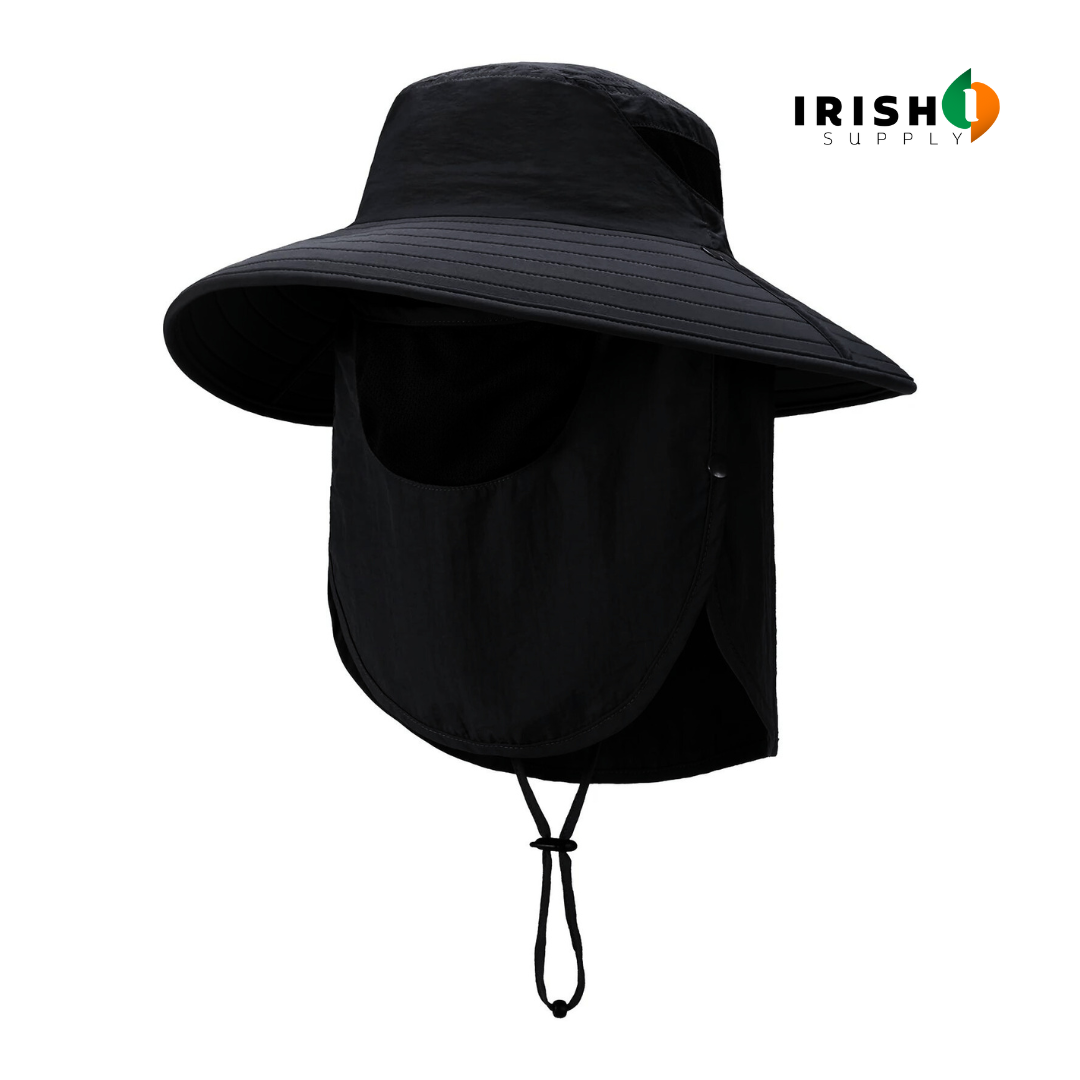 Irish Supply, SUNGUARD, Fishing and Hiking Hat with Neck Flap