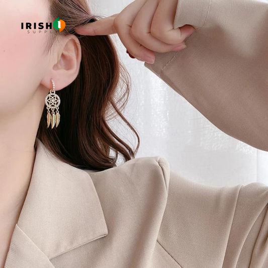 LUNARA  Exquisite Dream Catcher Dangle Earrings