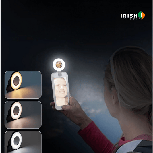 GLOWRING Magnetic Phone Light with Clip