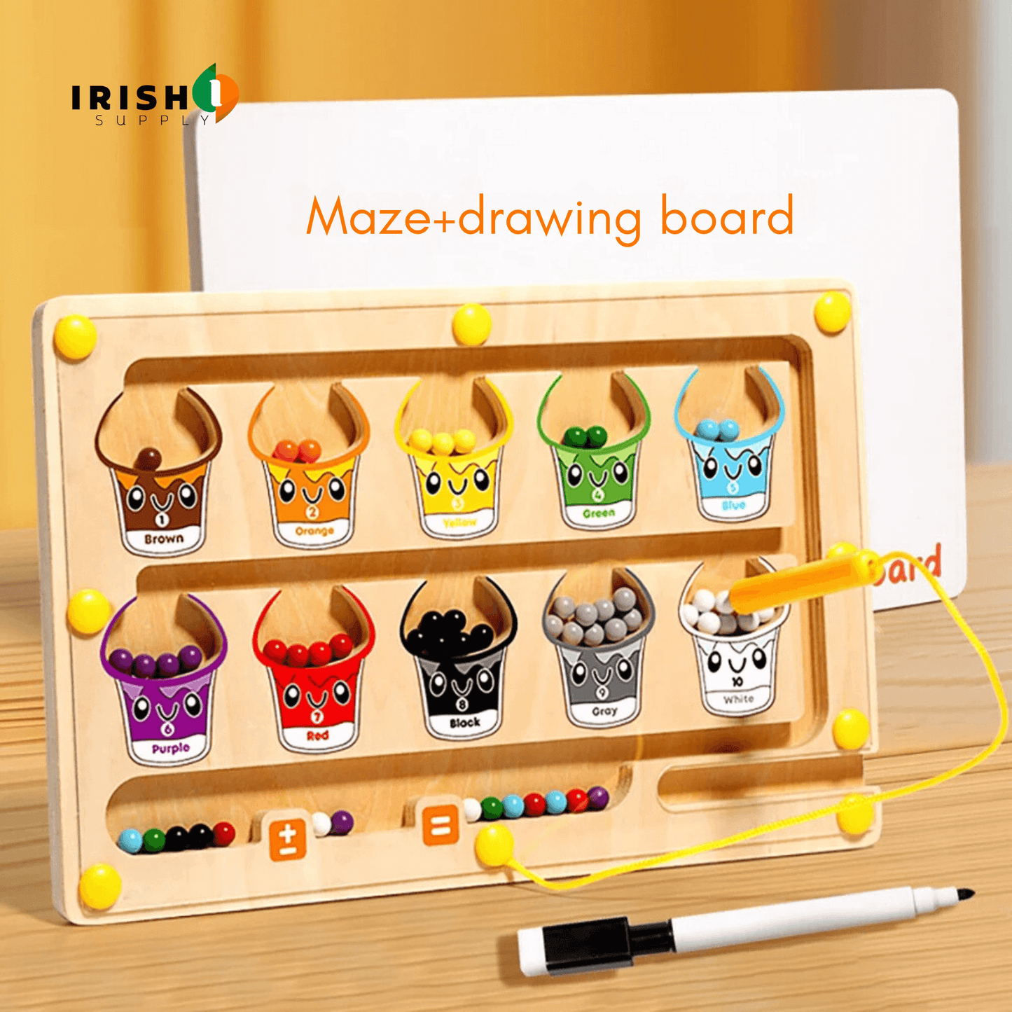 COLORO™ 2-in-1 Magnetic Montessori Maze