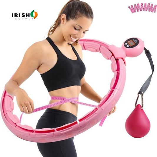 HOOPEDGE Adjustable Fitness Hoop for Thin Waist Exercise