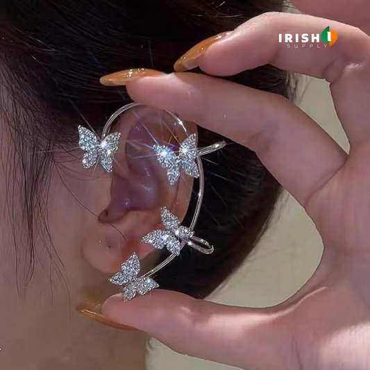 SHYNIQUE Elegant Butterfly Ear Cuff & Hook (1 pc)