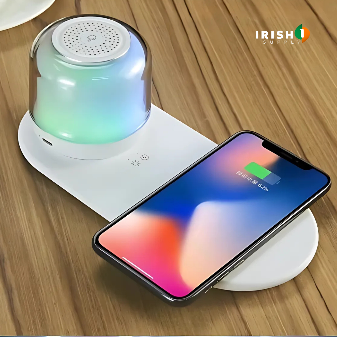HALOCHARGE 3 In 1  Night Light Charger With Bedside Lamp