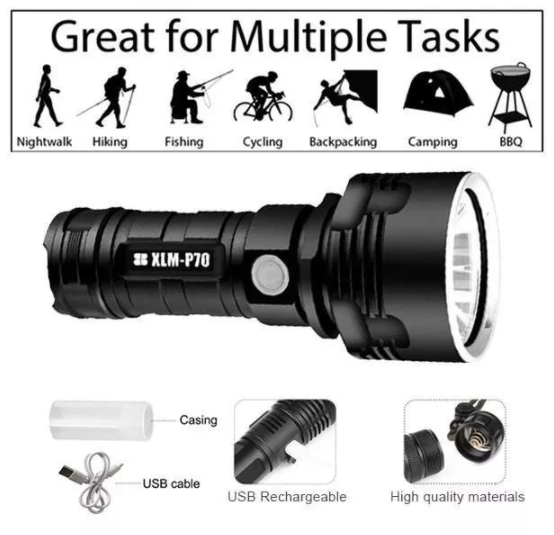 SUNRAY Heavy Duty LED Flashlight