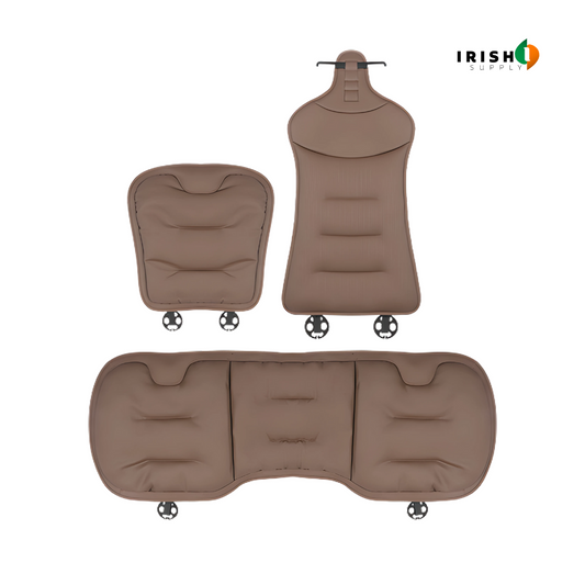 DRIVEELITE Breathable Nappa Leather Car Seat Cushion