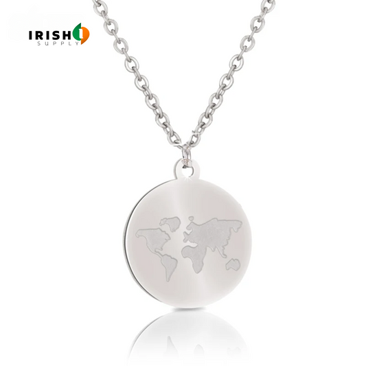 GLOBEA World Map Necklace