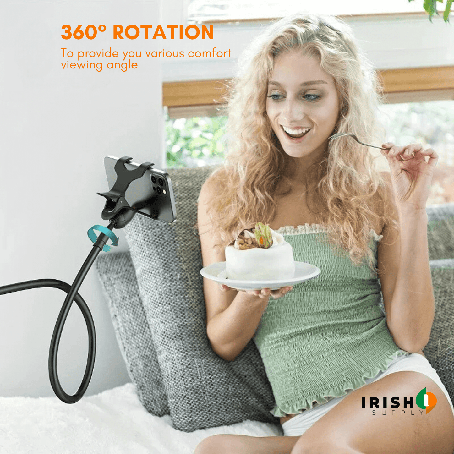 GRIPMATE Versatile Gooseneck Phone Mount